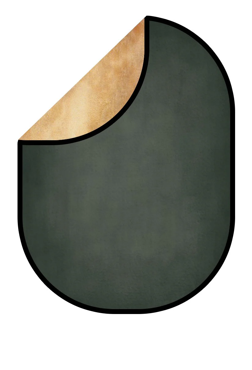 Kate Abstract Yellow Brown/Abstract Dark Gray Collapsible Backdrop Photography 5X6.5ft(1.5x2m) - Image 5